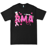 Black breast cancer rma registered medical assistant Premium Tee - texasbilliewilder