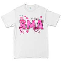White breast cancer rma registered medical assistant Premium Tee - texasbilliewilder