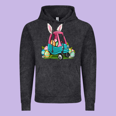 Easter Toddler Car Vintage Hoodie Designed By Oliviacreatesart