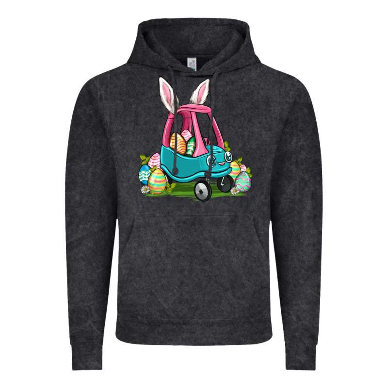 Easter Toddler Car Vintage Hoodie by OliviaCreatesArt | Teevron