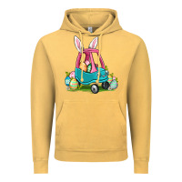 Vintage Mustard Easter toddler car Vintage Hoodie - OliviaCreatesArt