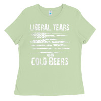 Matcha liberal tears and cold beers   funny political t shirt Ladies Tee - maiPhamDesign