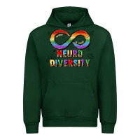 Forest Green neurodiversity Urban Hoodie - JahusDesignShop