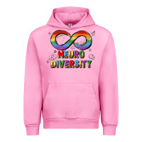 Fuchsia Pink neurodiversity Urban Hoodie - JahusDesignShop