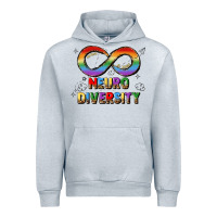 Heather Grey neurodiversity Urban Hoodie - JahusDesignShop