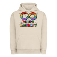 Pigment French Oak neurodiversity Urban Hoodie - JahusDesignShop
