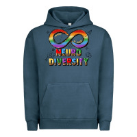 Pigment Midnight Navy neurodiversity Urban Hoodie - JahusDesignShop