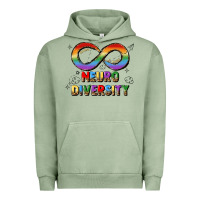Pigment Oil Green neurodiversity Urban Hoodie - JahusDesignShop