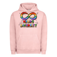 Pigment Salmon neurodiversity Urban Hoodie - JahusDesignShop