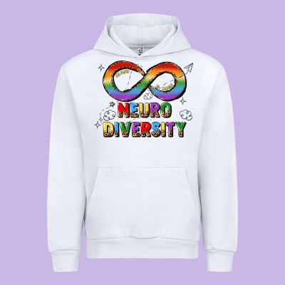 Neurodiversity Urban Hoodie Designed By Jahusdesignshop