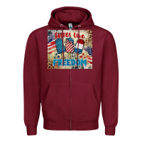 Tastes Like Freedom 4th Of July Zipper Hoodie | Teevron