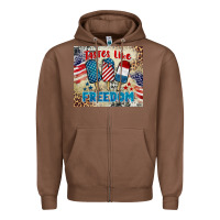 Chestnut tastes like freedom 4th of july Zipper Hoodie - BarkalooDesign