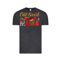 Vintage Black One loved mama valentines day Vintage Tee - HowdyJamesFarm