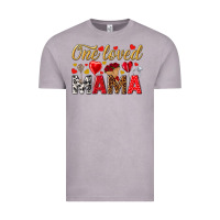One Loved Mama Valentines Day Vintage Tee | Teevron