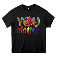 Black LGBTQ+ you matter with leopard Heavy Core Tee - NancyCooperArtShop