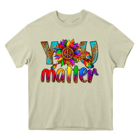 Mossy LGBTQ+ you matter with leopard Heavy Core Tee - NancyCooperArtShop