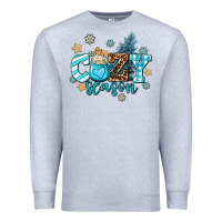 Heather Grey cozy season Premium Sweatshirt - AdoDesignShop