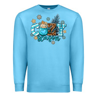 Ocean Blue cozy season Premium Sweatshirt - AdoDesignShop