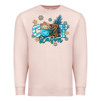 Pale Pink cozy season Premium Sweatshirt - AdoDesignShop