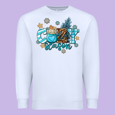 Cozy Season Premium Sweatshirt Designed By Adodesignshop