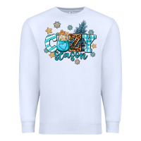 White cozy season Premium Sweatshirt - AdoDesignShop