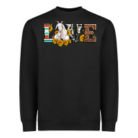Black love goats serape cowhide leopard goat family Heavyweight Sweatshirt - Artiststas