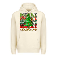 Sandshell Merry Christmas Tree Premium Hoodie - CowhideDigitalArt