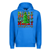 True Royal Merry Christmas Tree Premium Hoodie - CowhideDigitalArt
