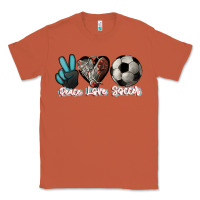 Copper Peace love Soccer Classic Tee - HowdyJamesFarm