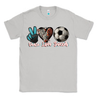 Moon Dust Peace love Soccer Classic Tee - HowdyJamesFarm
