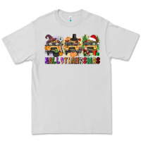 Dove Grey hallothanksmas Premium Tee - texasbilliewilder
