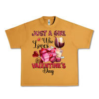 Peanut Butter just a girl who loves valentine's day Urban Heavy Tee - OliviaCreatesArt