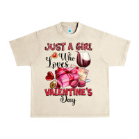 Sandshell just a girl who loves valentine's day Urban Heavy Tee - OliviaCreatesArt
