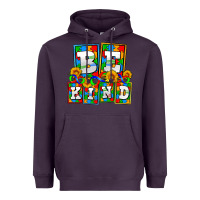 Plum bee kind autism Heavyweight Hoodie - AdoDesignShop