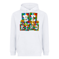 White bee kind autism Heavyweight Hoodie - AdoDesignShop
