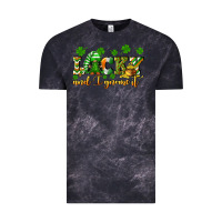 Cloud Black Lucky and i gnome it St. Patrick's Day Vintage Tee - CowGirlArtShop