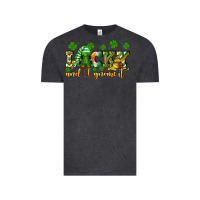 Vintage Black Lucky and i gnome it St. Patrick's Day Vintage Tee - CowGirlArtShop