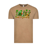 Vintage Coffee Lucky and i gnome it St. Patrick's Day Vintage Tee - CowGirlArtShop