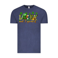 Vintage Denim Lucky and i gnome it St. Patrick's Day Vintage Tee - CowGirlArtShop