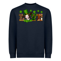 Navy st patricks love heifer Heavyweight Sweatshirt - Artiststas