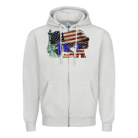 Usa  Statue Of Liberty Zipper Hoodie | Teevron