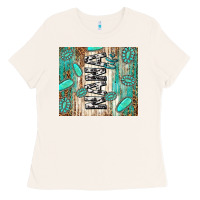 Bone nana life glitter leopard Ladies Tee - TumblerDesignByShophia
