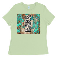Matcha nana life glitter leopard Ladies Tee - TumblerDesignByShophia