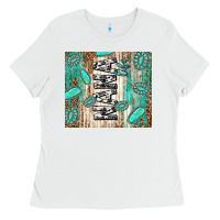 White nana life glitter leopard Ladies Tee - TumblerDesignByShophia