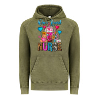 Vintage Olive One Loved Nurse Valentines Day Frappe Coffee Vintage Hoodie - FaDigitalArtStudio