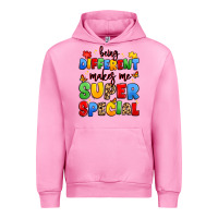 Fuchsia Pink being different makes me super special Urban Hoodie - JahusDesignShop