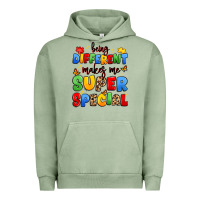 Pigment Oil Green being different makes me super special Urban Hoodie - JahusDesignShop