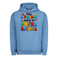 Pigment Pebble Blue being different makes me super special Urban Hoodie - JahusDesignShop