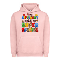 Pigment Salmon being different makes me super special Urban Hoodie - JahusDesignShop