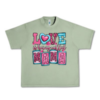 Oil Green love is being called mama Urban Heavy Tee - OliviaCreatesArt